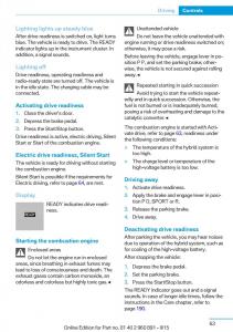 BMW-i8-owners-manual page 79 min