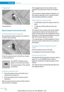 BMW-i8-owners-manual page 88 min