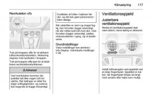 Opel-Adam-Bilens-instruktionsbog page 119 min