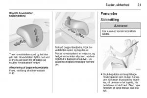 Opel-Adam-Bilens-instruktionsbog page 33 min