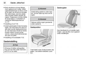 Opel-Adam-Bilens-instruktionsbog page 34 min