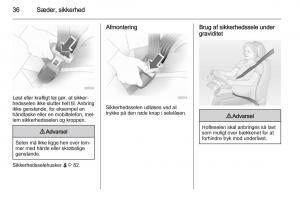 Opel-Adam-Bilens-instruktionsbog page 38 min