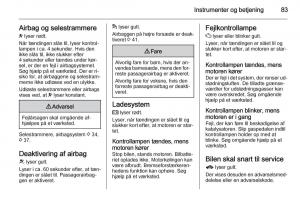 Opel-Adam-Bilens-instruktionsbog page 85 min