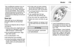 Opel-Adam-instruktionsbok page 181 min