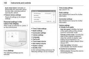 Opel-Adam-owners-manual page 102 min