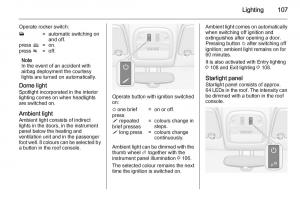 Opel-Adam-owners-manual page 109 min