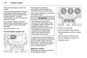 Opel-Adam-owners-manual page 114 min