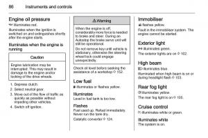 Opel-Adam-owners-manual page 88 min