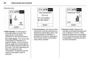 Opel-Adam-owners-manual page 92 min