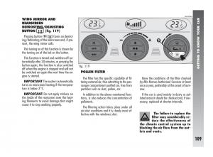 Alfa-Romeo-147-owners-manual page 110 min