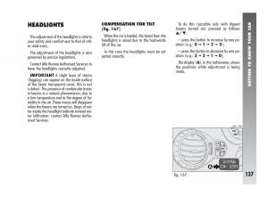 Alfa-Romeo-147-owners-manual page 138 min