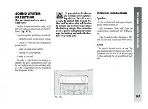 Alfa-Romeo-147-owners-manual page 148 min