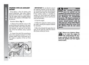 Alfa-Romeo-147-owners-manual page 199 min