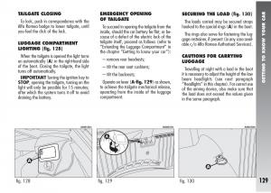 Alfa-Romeo-147-GTA-owners-manual page 130 min