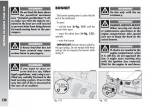 Alfa-Romeo-147-GTA-owners-manual page 131 min