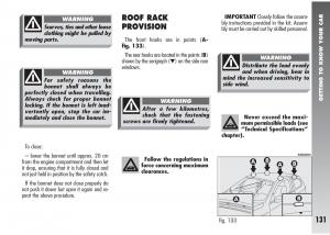 Alfa-Romeo-147-GTA-owners-manual page 132 min