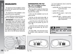 Alfa-Romeo-147-GTA-owners-manual page 133 min