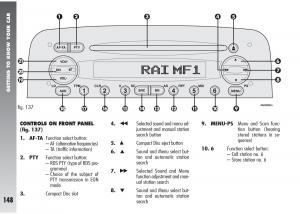 Alfa-Romeo-147-GTA-owners-manual page 149 min