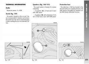 Alfa-Romeo-147-GTA-owners-manual page 172 min