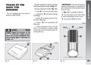 Alfa-Romeo-147-GTA-owners-manual page 192 min