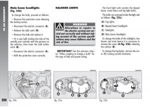 Alfa-Romeo-147-GTA-owners-manual page 201 min