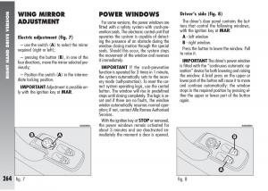 Alfa-Romeo-147-GTA-owners-manual page 265 min