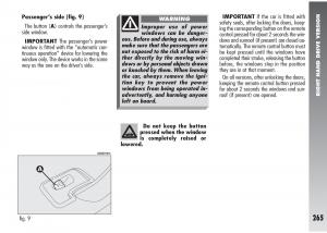 Alfa-Romeo-147-GTA-owners-manual page 266 min