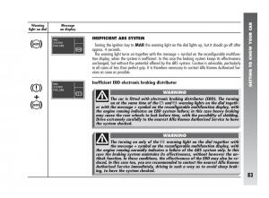 Alfa-Romeo-147-GTA-owners-manual page 84 min