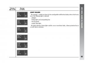 Alfa-Romeo-147-GTA-owners-manual page 86 min