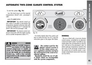 Alfa-Romeo-147-GTA-owners-manual page 92 min