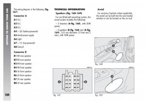 Alfa-Romeo-156-owners-manual page 185 min