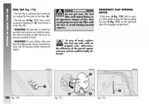 Alfa-Romeo-156-owners-manual page 187 min