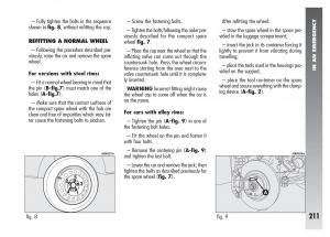 Alfa-Romeo-156-owners-manual page 212 min