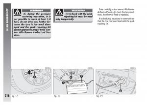 Alfa-Romeo-156-owners-manual page 217 min