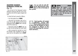 Alfa-Romeo-156-owners-manual page 260 min