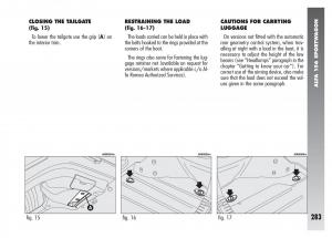 Alfa-Romeo-156-owners-manual page 284 min