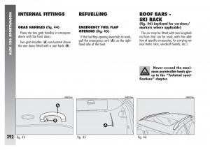 Alfa-Romeo-156-owners-manual page 293 min