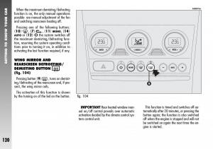 Alfa-Romeo-156-GTA-owners-manual page 121 min