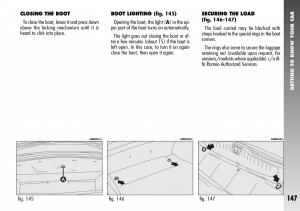 Alfa-Romeo-156-GTA-owners-manual page 148 min