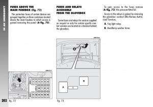 Alfa-Romeo-156-GTA-owners-manual page 203 min