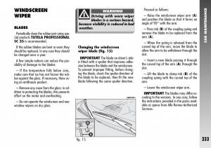 Alfa-Romeo-156-GTA-owners-manual page 234 min