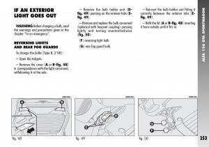 Alfa-Romeo-156-GTA-owners-manual page 254 min