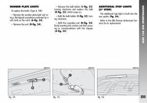 Alfa-Romeo-156-GTA-owners-manual page 256 min