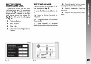 Alfa-Romeo-156-GTA-owners-manual page 260 min