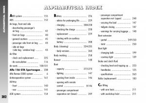 Alfa-Romeo-156-GTA-owners-manual page 283 min