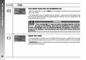 Alfa-Romeo-156-GTA-owners-manual page 87 min