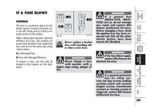 Alfa-Romeo-159-owners-manual page 210 min