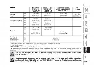 Alfa-Romeo-159-owners-manual page 260 min