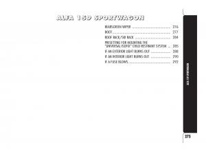 Alfa-Romeo-159-owners-manual page 276 min