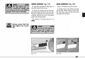 Alfa-Romeo-166-owners-manual page 100 min